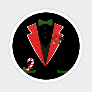 Christmas Tuxedo Costume Magnet